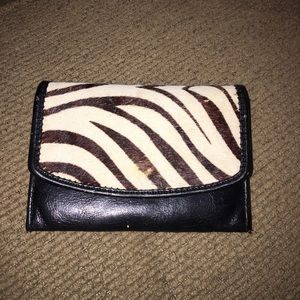 Zebra print card wallet 🦓